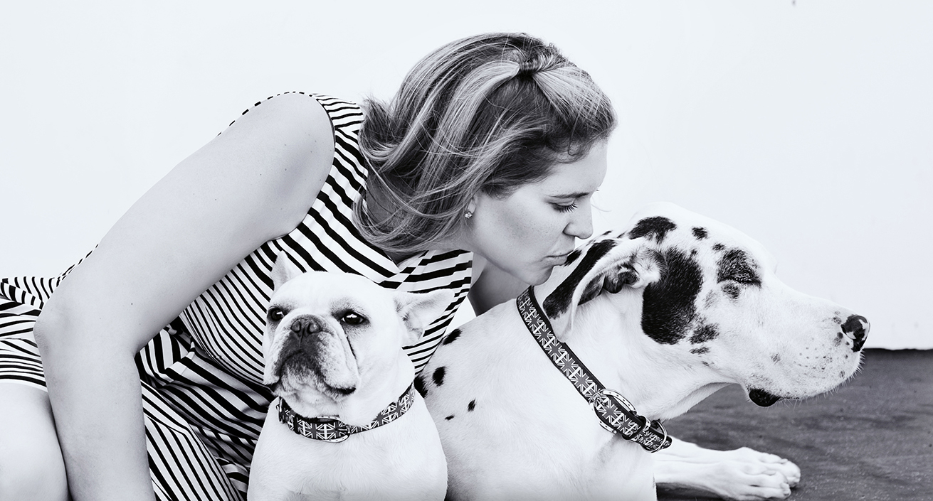 J.Nichole Smith with dog Charlie & Olivia (2004-2015)